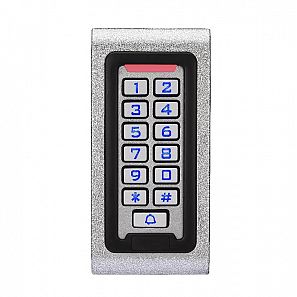 Waterproof metal keypad access control