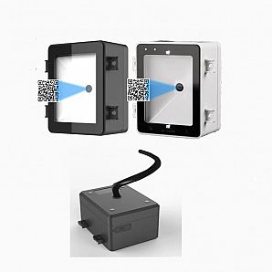 QR Barcode Scanner RFID Reader Smart Card Reader Access Control Waterproof Wiegand26/34 RS232 USB