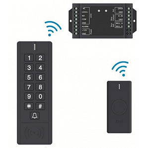 Wireless standalone Access Controller System or reader can work with any access control panel