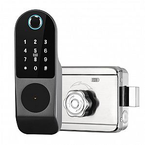 Metal Case WiFi Smart Lock password door lock biometric fingerprint door lock Access Control