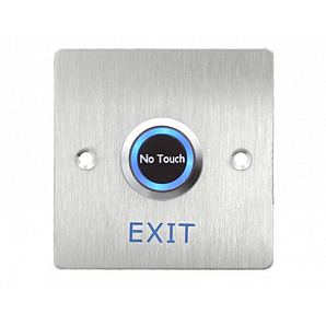 Factory Wholesale Stainless Steel Non-Contact Exit Button with Double Light