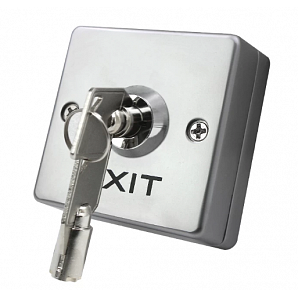 12V Stainless Steel Metalic Exit Door Release Key Switch